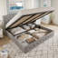 Lit plateforme tapissier avec rangement Bertile, sans sommier tapissier, espace de rangement spacieux-1575124954-1573616985