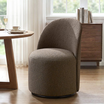Upholstered Fully Assembled Swivel Dining Chair