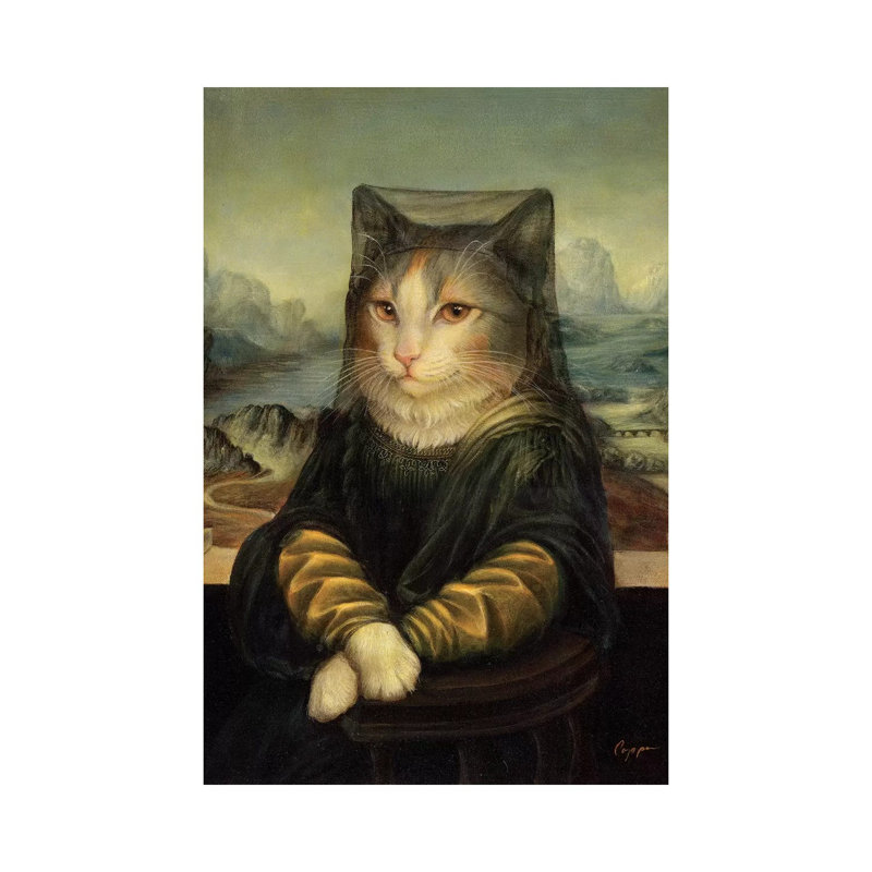 Mona Peaches 1 Piece Painting on Canvas, 101.6 cm H x 66.04 cm W x 1.91 cm D, Wrapped Canvas