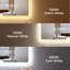 Modern Lighted Wall Mounted Bathroom Mirror in Clear-1401381173