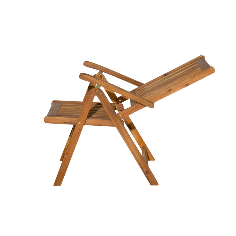 Bangor Foldable Outdoor Patio Dining Armchair with Cushion