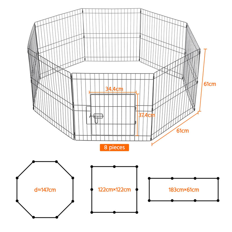 Foldable Pet Pen, 61cm x 61cm