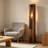 Picture color Solid Wood Rectangular Floor Lamps