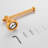 Toilet Paper Holder Brushed Gold Thicken Space Aluminum Toilet Roll Holder For Bathroom, Kitchen, Washroom Wall Mount-128855631