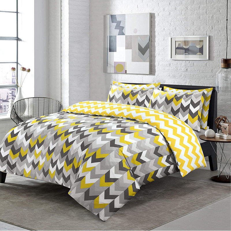 NightComfort's Avaiah Duvet Cover Set, Kingsize - 2 Standard Pillowcases