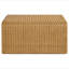Table basse carrée en rotin naturel tissé Cahya-1170671049