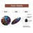 Modern Landscape Wall Clock with Colorful LED Lights(1) Art - 12'' Modern Glass Wall Clock