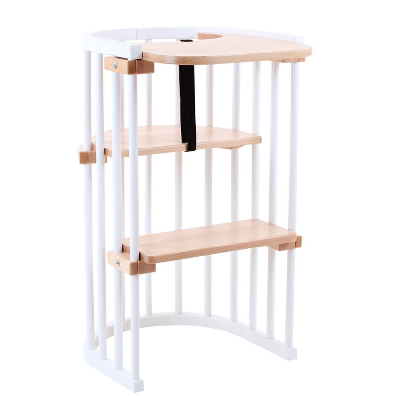 High Chair Conversion Kit, Oiled heartwood beech
