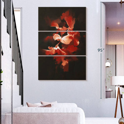 Avery Blazing Abstract Flowers