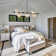 Kason Modern 7-Lights linear globe chandelier