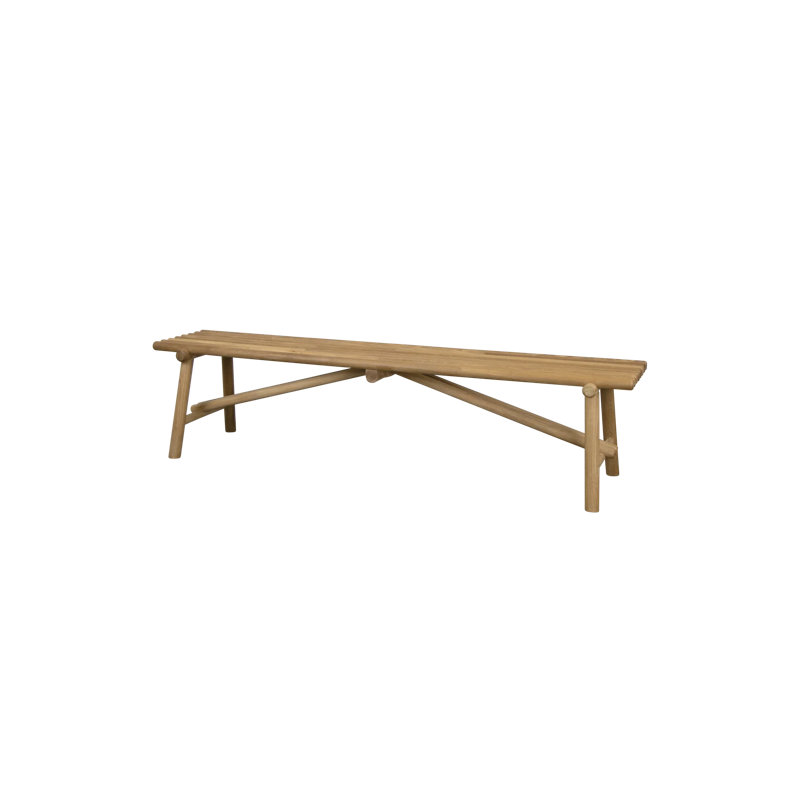 Sticks Outdoor Teak Bench