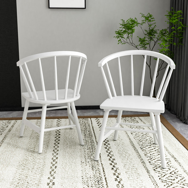 Chaise d'appoint Cerelly Windsor, Blanc