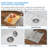 Quartz Classic 30" x 19" x 9.65" Undermount Workstation Large Single Bowl Kitchen Sink with Accessories