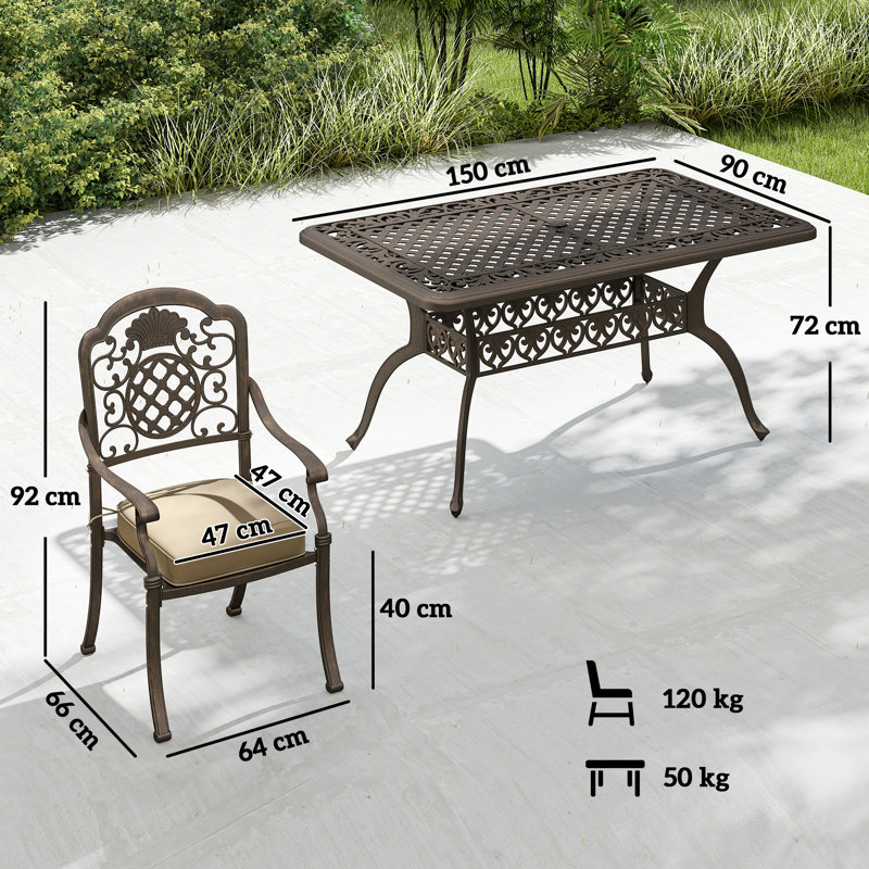 Patio Dining Set Table,