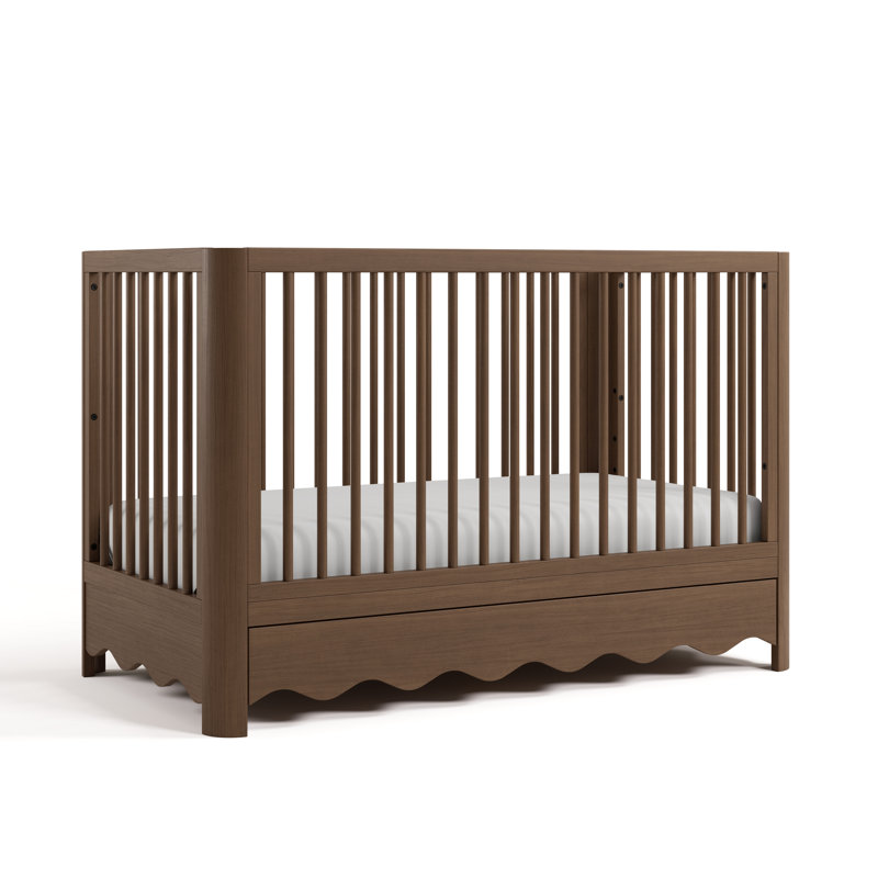 Casablanca 5-In-1 Convertible Crib With Mattress, Hazelnut