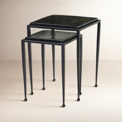 Damiana Glass Nesting End Table