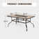 Alyah Rectangular 6 - Person 60" Long Dining Set