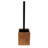 Bath Bliss Plastic Toilet Brush and Holder