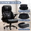 Fauteuil de bureau ergonomique, structure en acier, cadre moderne pour la maison et les jeux