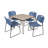 Kee Square Breakroom Table Top, 4 Zeng Stack Chairs-1666692832-1666692835-1666692834