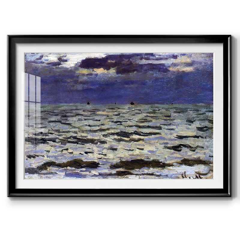 Paysage marin, 1866, Noir, H 15 po x l 21 po x P 1,5 po