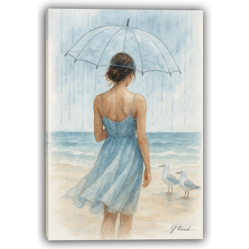 Seaside Companions - Reproduction sur toile tendue, H 24 po x l 16 po
