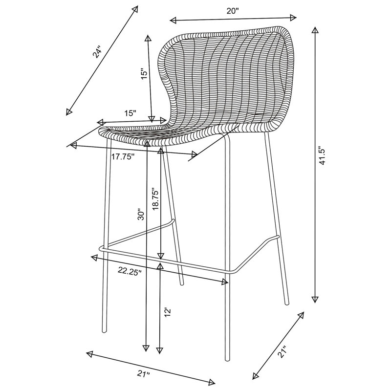 Tabouret de bar Mckinley