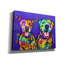 «Two Pitties» par Dean Russo, art mural sur toile-1163831786