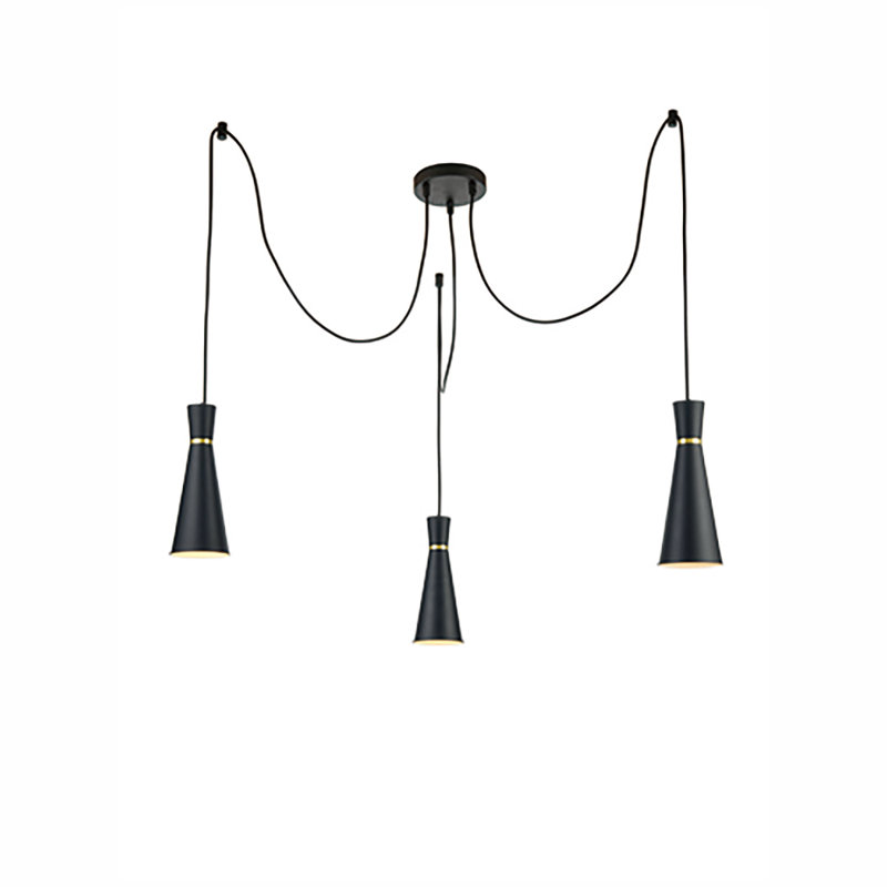 Kyler 3 - Light Cluster Pendant, Black