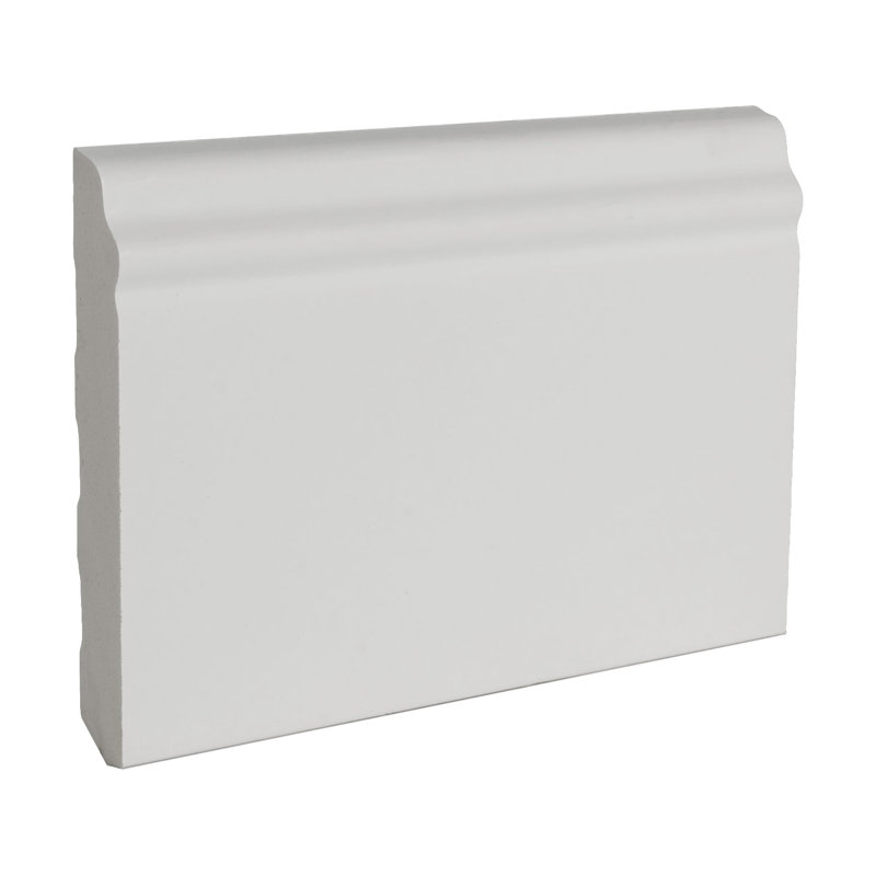 WM 620 4 in x 1/2 in x 6 in L Polyurethane Base Moulding Sample