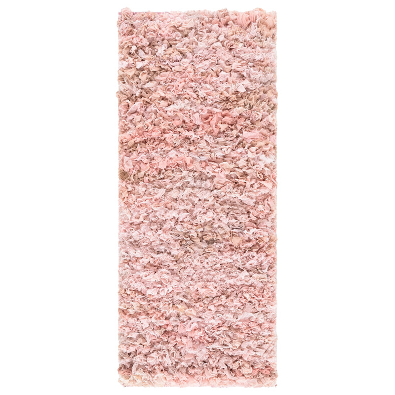 Adalberta Shag Hand Loomed Performance Rug, Runner 2'3" x 6'