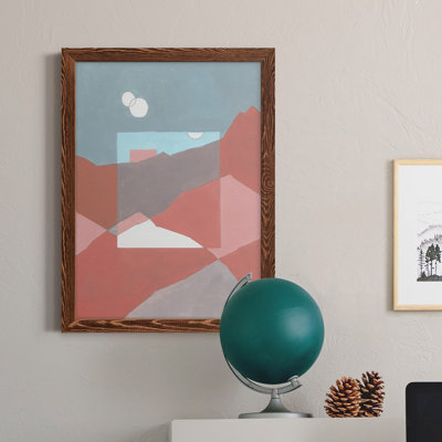 Toile encadrée de qualité supérieure Desert Dreamscape II - prête à être accrochée