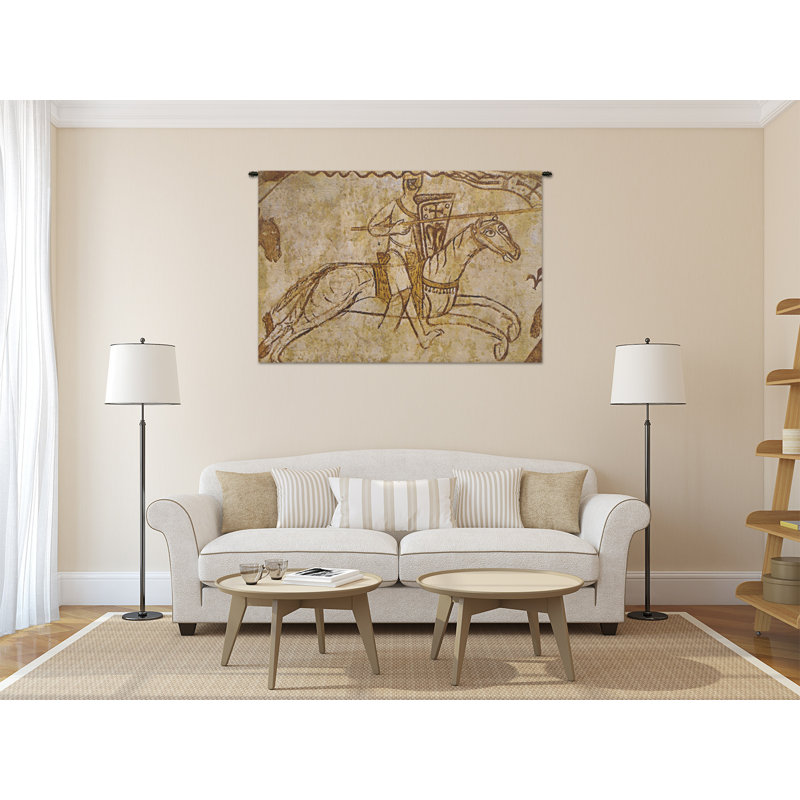 Loom Woven Cotton Blend Wall Hanging, 21" H x 31" W x 0.15" D