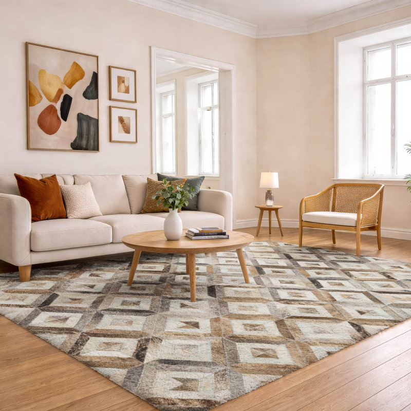 Premium Machine Washable Dream Shag ADS102 Diamonds Rug, 10' x 14'