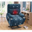 Double fauteuil inclinable motorisé OKIN avec position infinie et massage thermique-2008428404