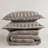 2 PCS  Solid Faux Fur Comforter Mini Set Gray-126579665