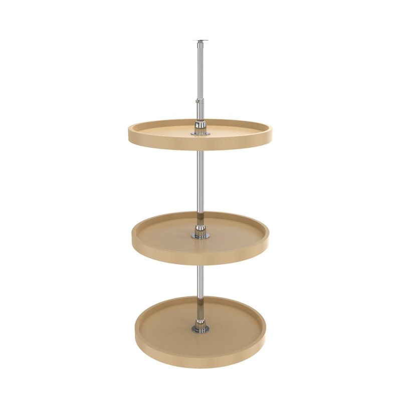 Armoires murales de coin Rev-A-Shelf, H 38 po x l 20 po x P 20 po, Amande