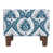 Blue Ikat Medallion Print