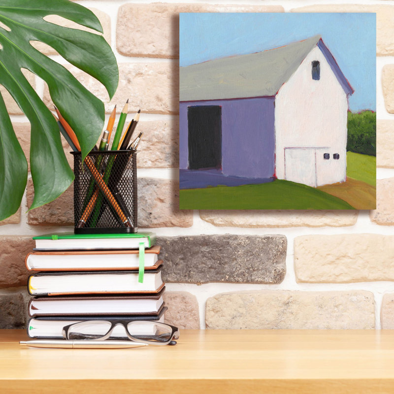  «Bucolique Structure 1» par Carol Young, art mural sur toile, 12 po x 12 po