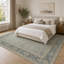 Vintage Look Cotton and Chenille Flatweave Area Rug-1556838168