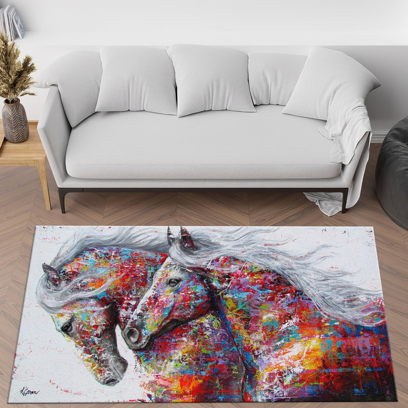 Exquisite With Pile Soft Type Printed Rug Showcasing An Intricate Floral Design Ideal For Adding A Touch Of Elegance To Your Living Room Or Bedroom Decor