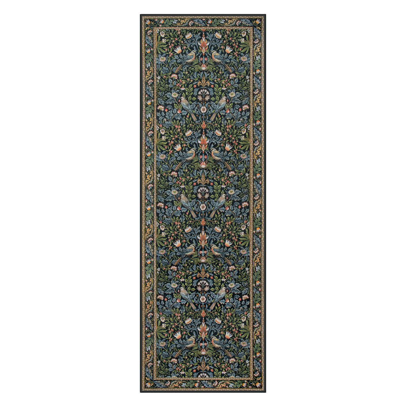 Tapis de couloir lavable à la machine avec envers antidérapant Vintage, Tapis de couloir 2 pi x 6 pi
