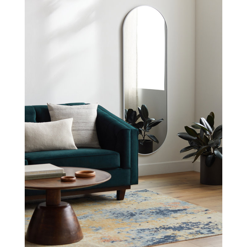 Destefano Essence Accent Mirror, White, 65" x 22"
