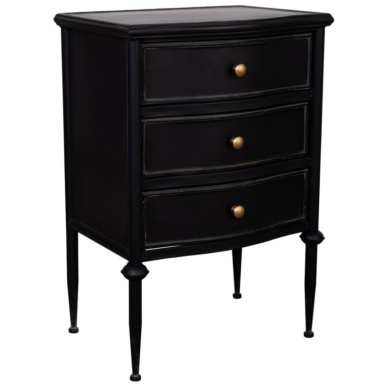 Edvardo 46cm W Metal Bedside Table