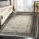 Godolphin Viscose Oriental Rug in Ivory/Navy