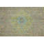 Tapis brun en laine noué à la main de conception unique 9 pi 5 po x 12 pi 10 po années 1960