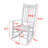 Wooden Porch Rocker Chair Rocking Chair Armchair Reading Chair Living Room Chair Without Mat-110526287