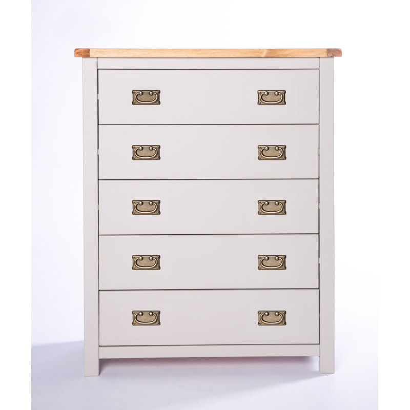 Enright 90cm W 5 - Drawer Chest of Drawers