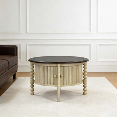 Round Coffee Table with Storage by Latitude Run
