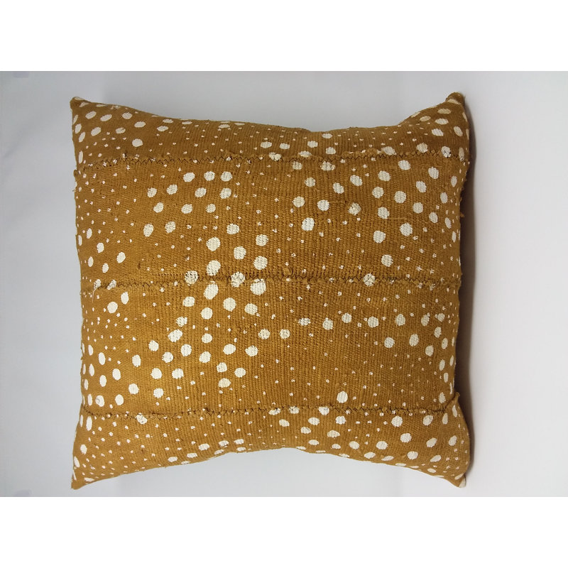 Coussin moutarde moutarde